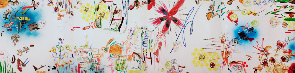 Lay Low 8' x 2', 4 plexiglass panels, 2013