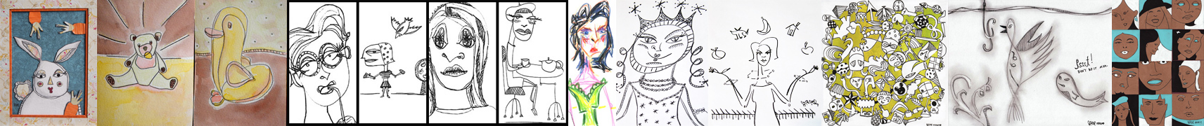 Sensing a theme: animals and chicas.