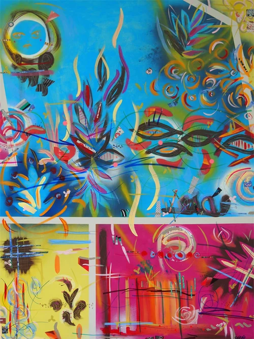And Son 36" x 48", hardboard panel, 2015