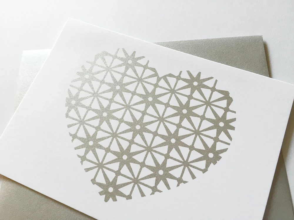 Stars Love Card | Silver