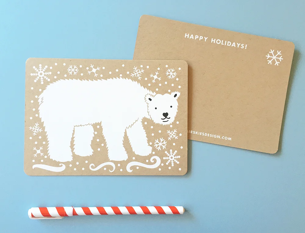 Polar Bear Postcard 2 Up With Pencil Sm.jpg