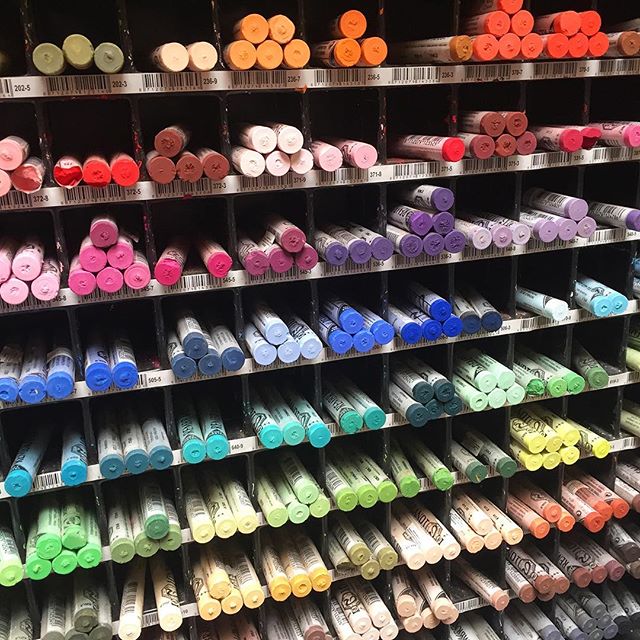 Shopping for art supplies 🎨