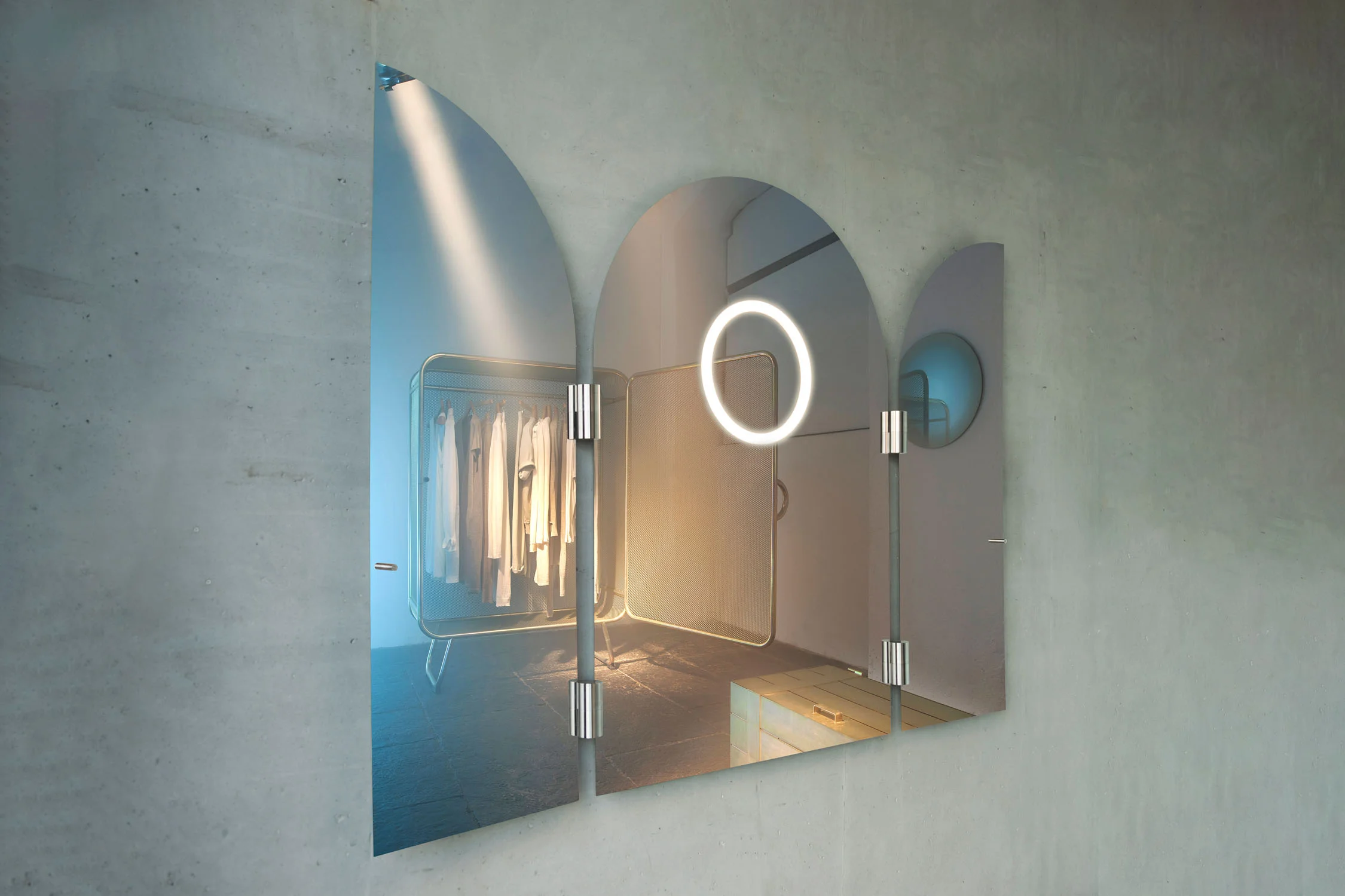 Triptych on location