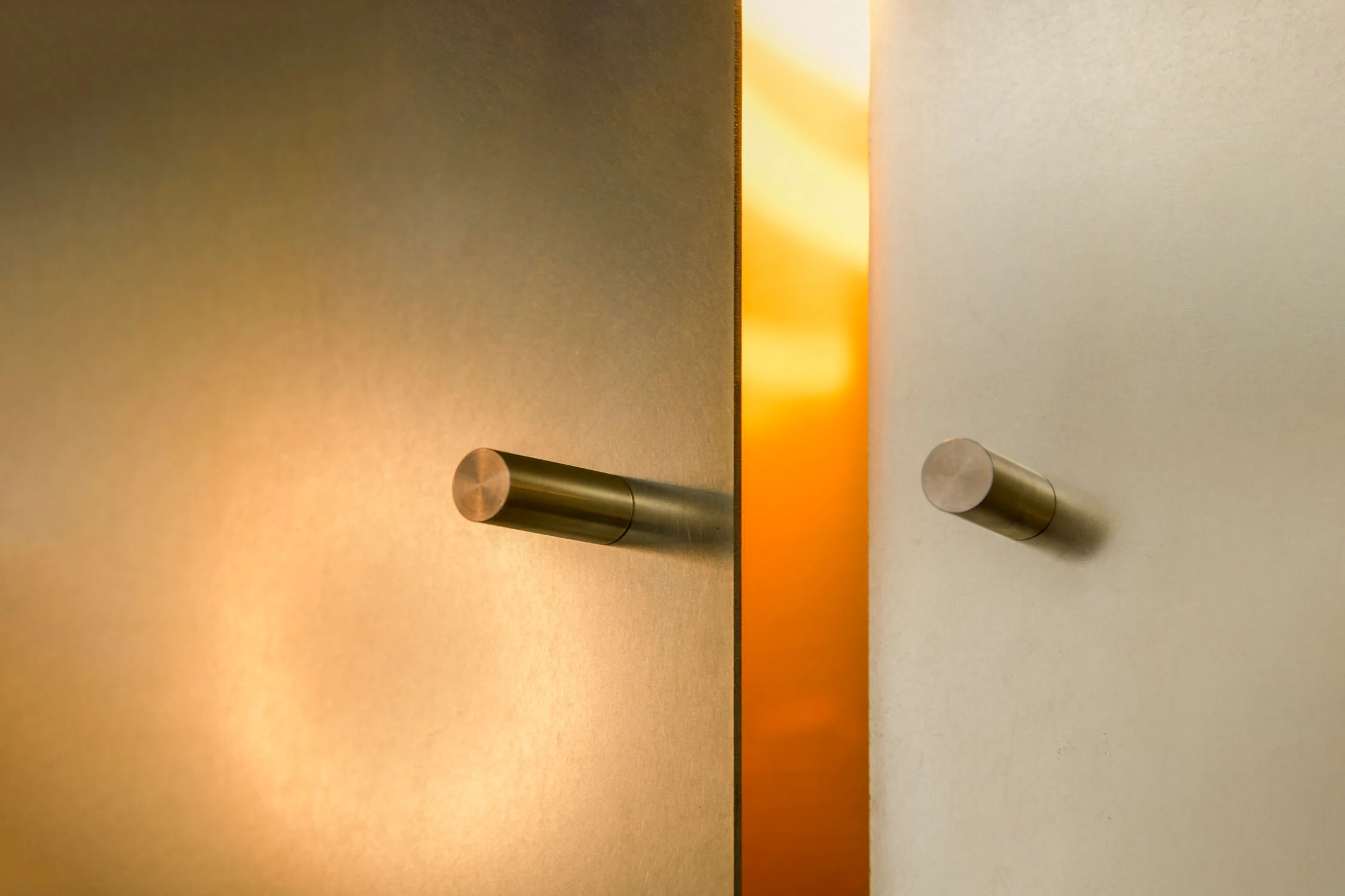 Triptych medium brass