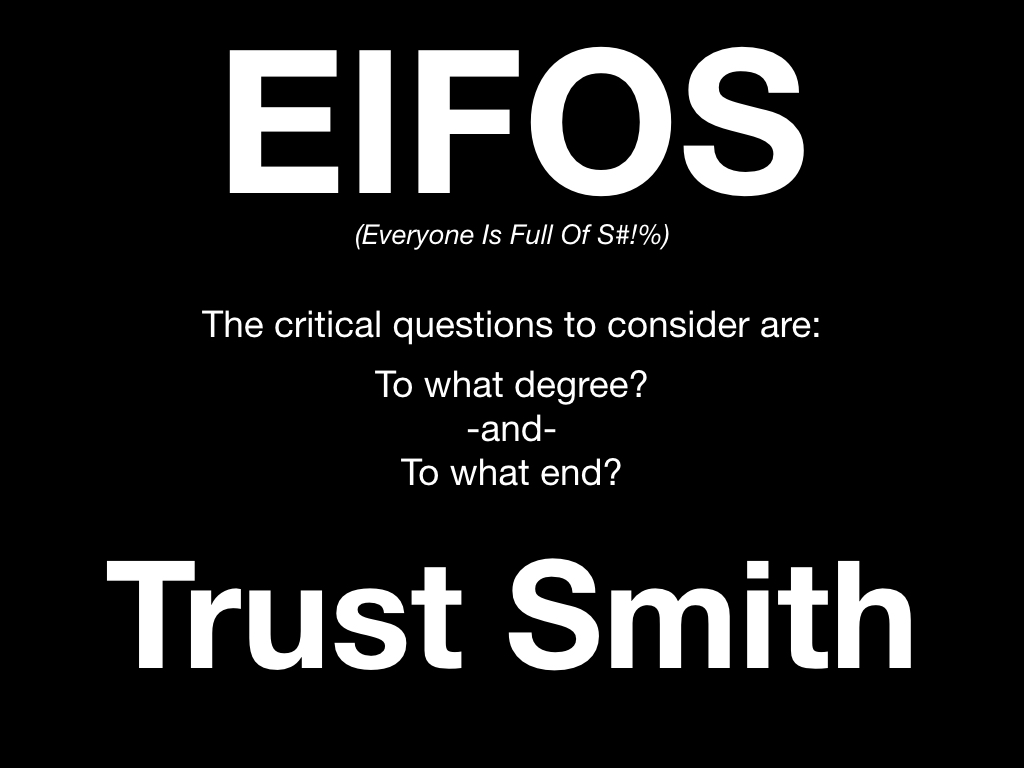 Scott Smith for Congress: EIFOS