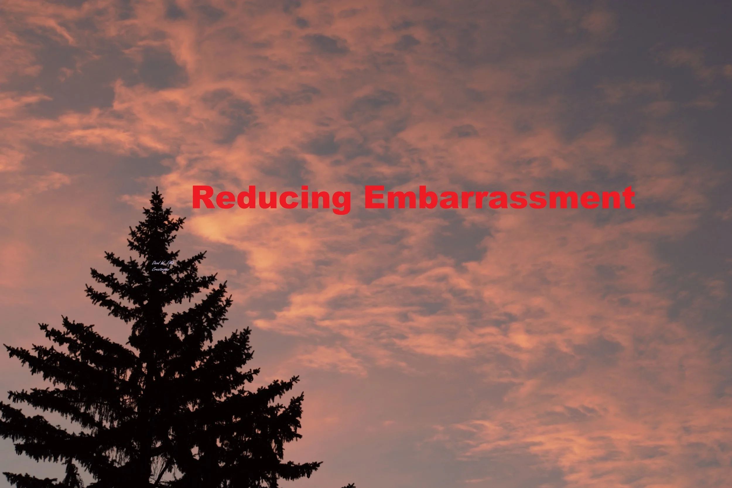 Reducing Embarrassment