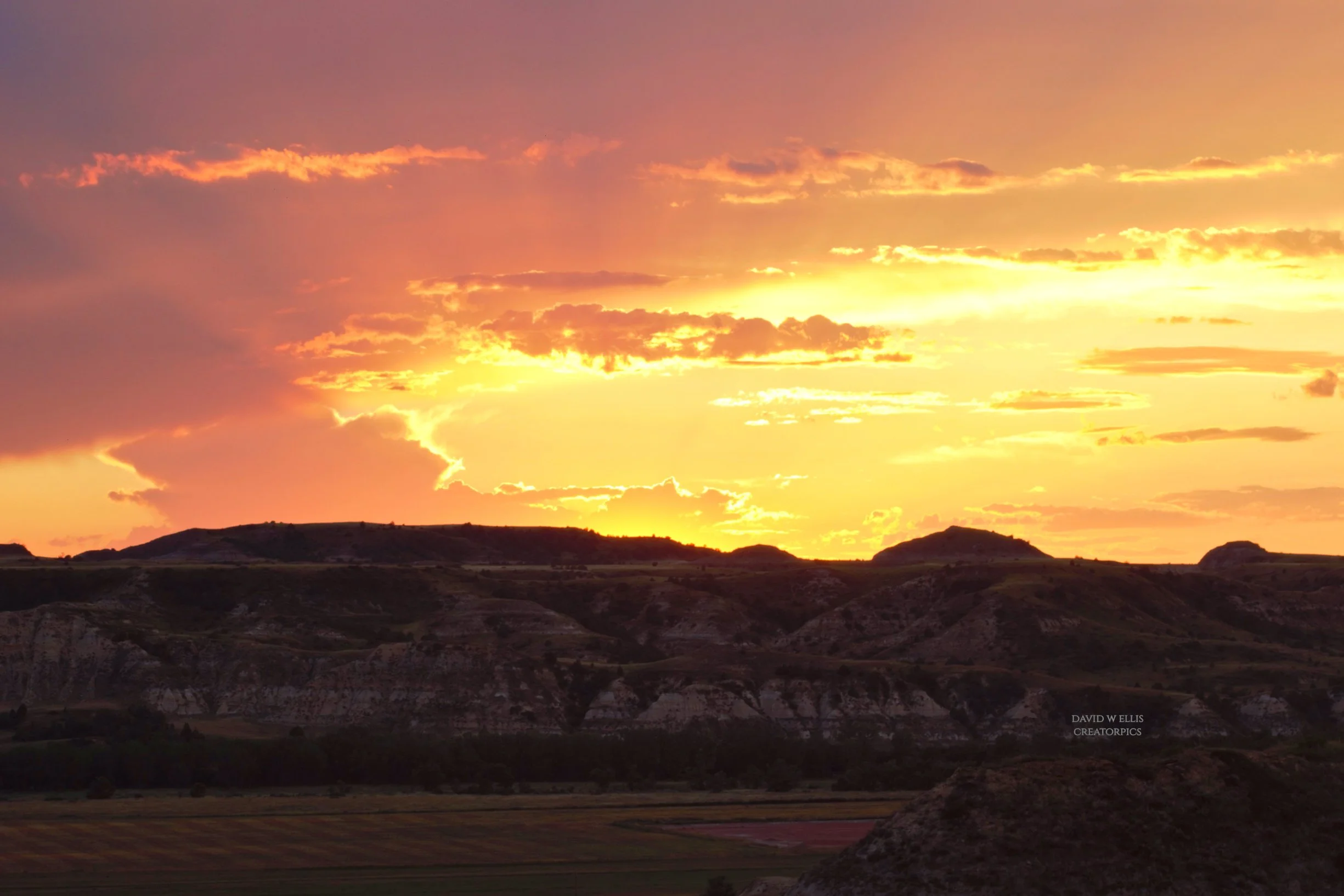 A Wild Place at Sunset