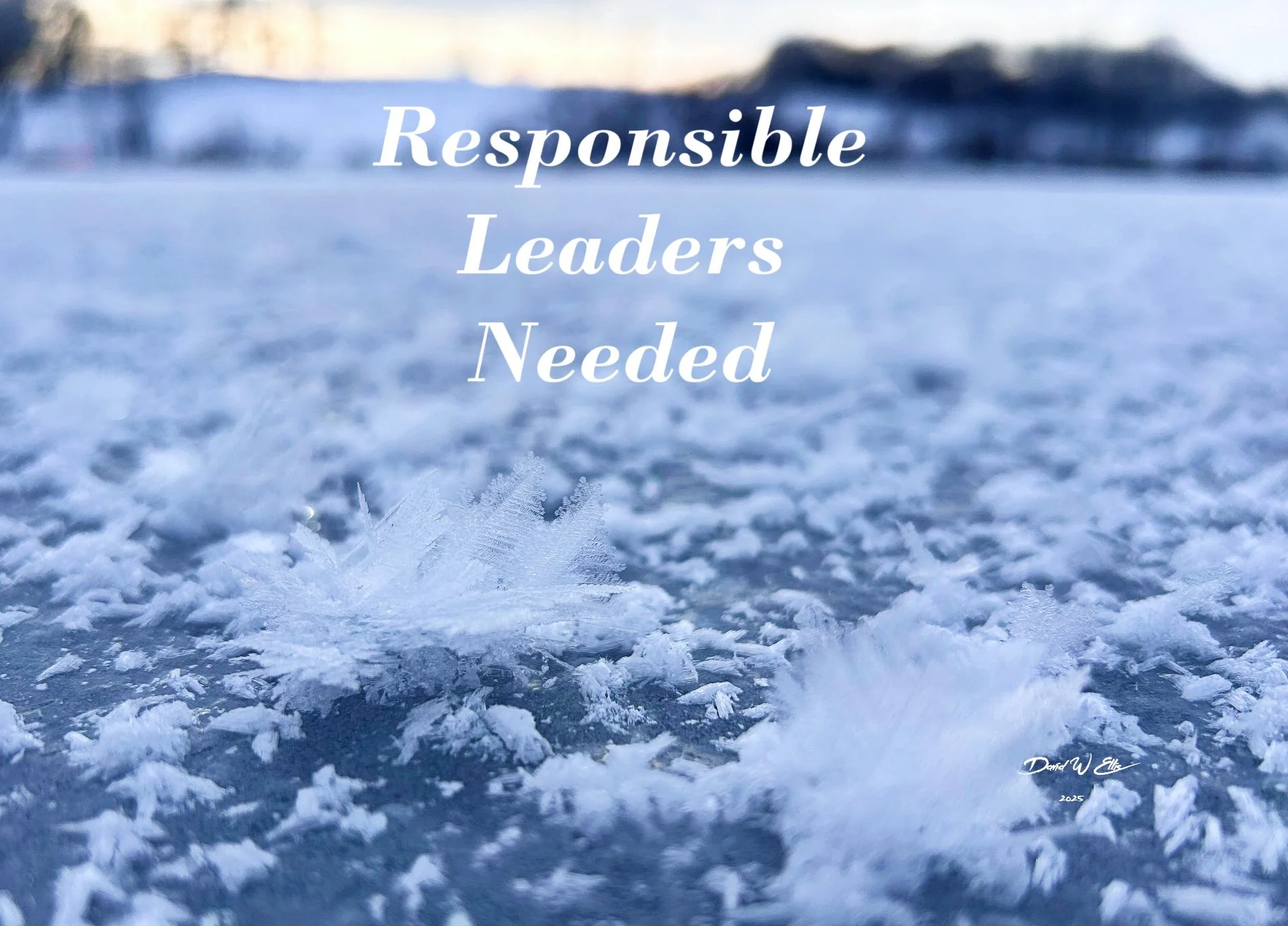 Responsible Leaders Needed