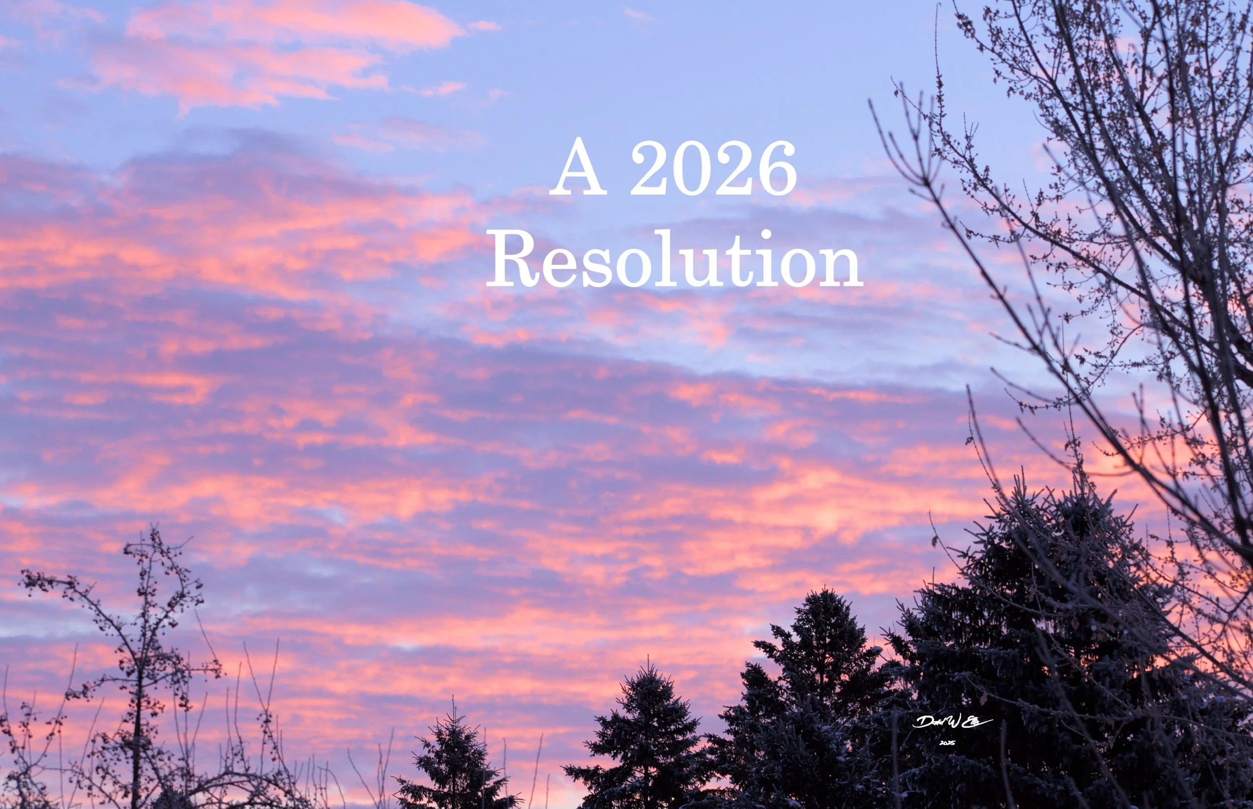 A 2026 Resolution