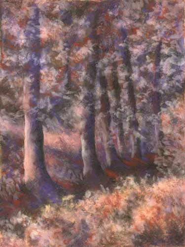 large giclee forest print