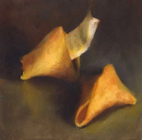 A Small Fortune - small still life oil painting