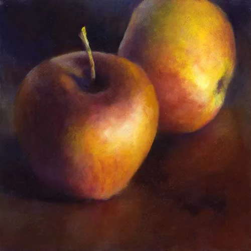 A Rosy Harvest : oil : 8x8" | SOLD