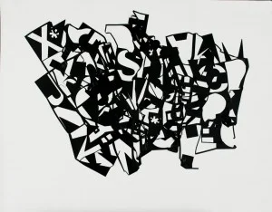 Alex Masket "Eagle" 22"h x 28"w