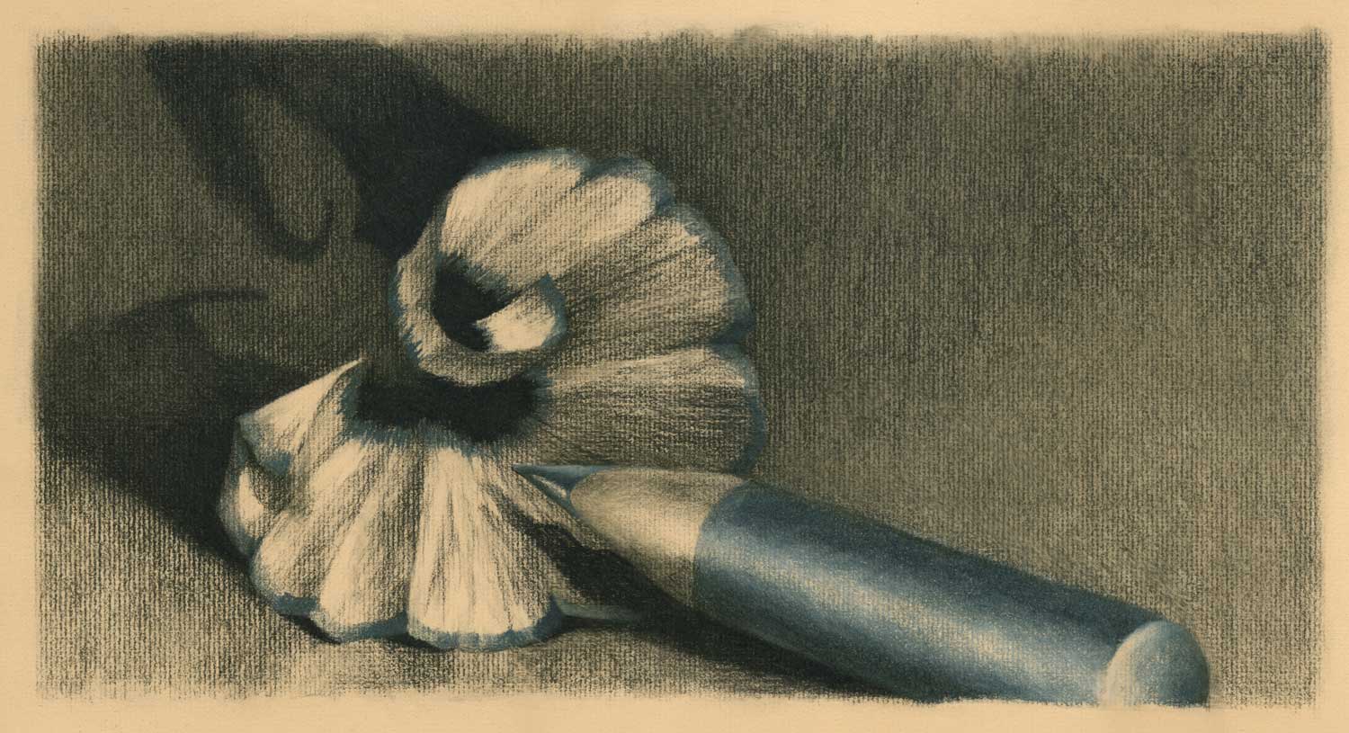 Derwent Commission : 8x16" : Derwent tinted charcoal pencil : not for sale
