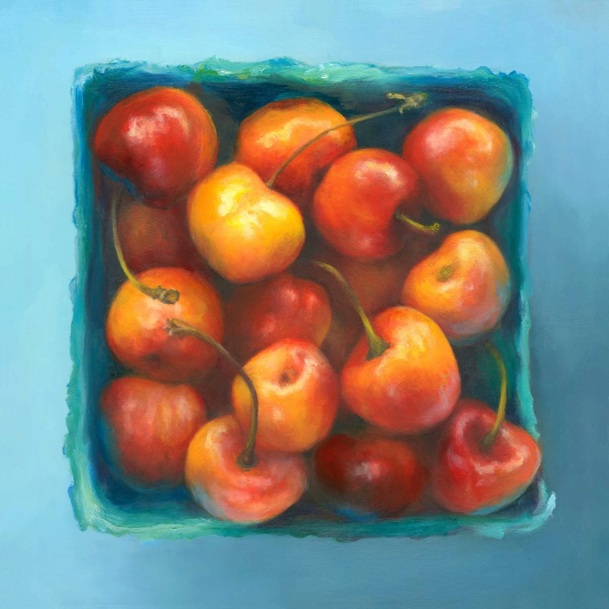 Yellow Cherry Jewel Box