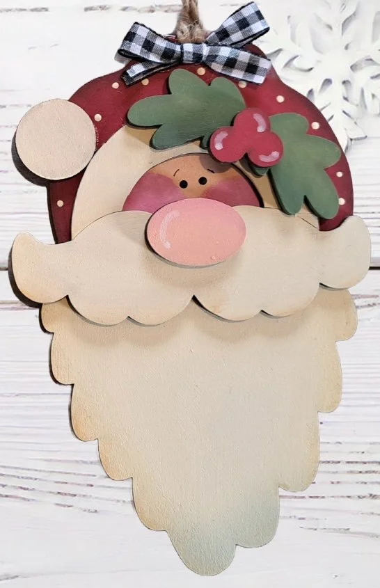 Folk art Sant ornament