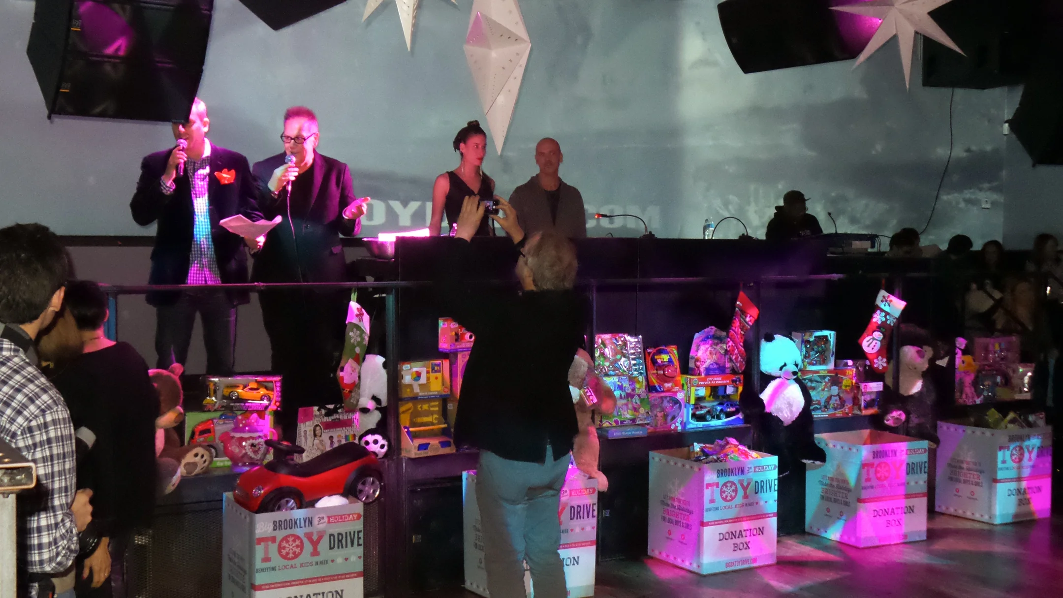 Broadway Stages donated toys to the Big Brooklyn Holiday Toy Drive