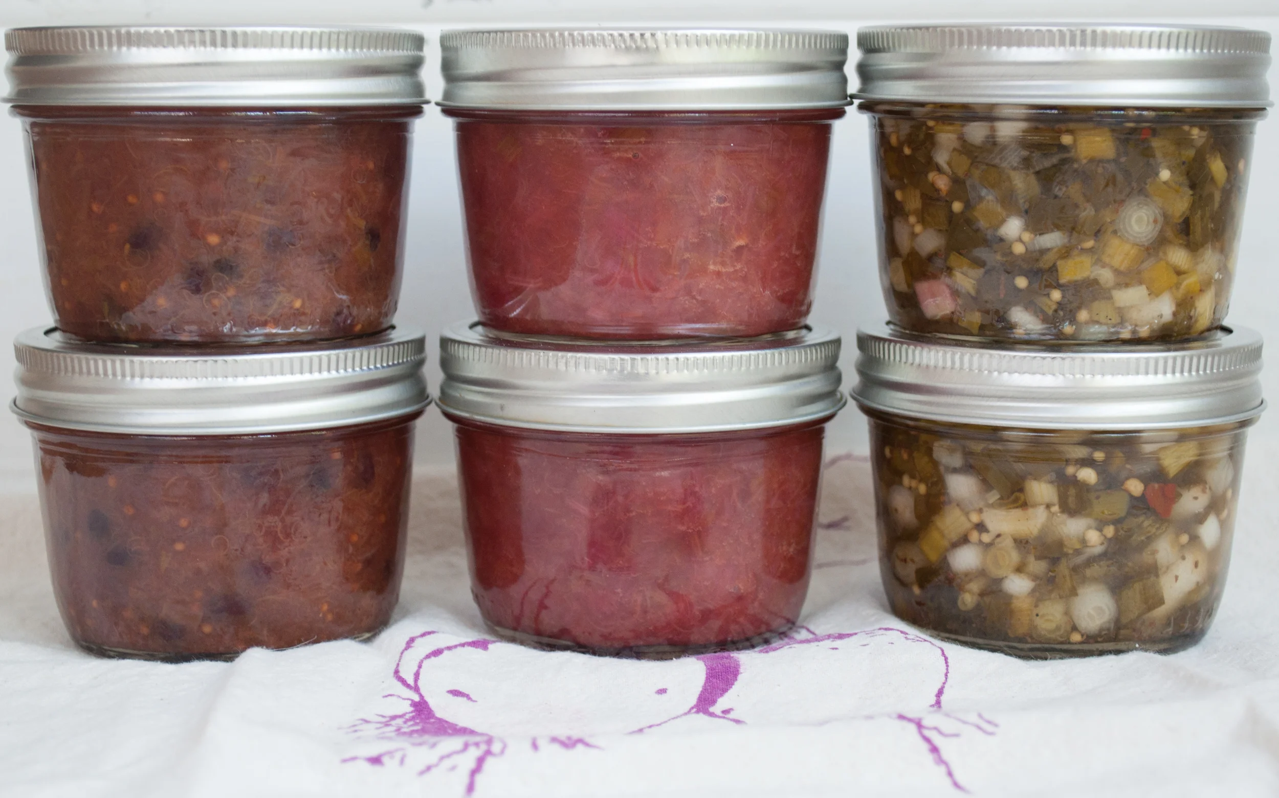 So here we are, in a time of growing. And next winter, when we are eating mountains of kale from California and our chickens have stopped laying I'm hoping I'll pop open a jar of rhubarb compote or pickled spring onions and be able to taste the sheer excitement of the beginning of Spring. Tell me, have you done much in the way of Spring food preservation? Have you had an unexpected love affair with a cookbook or style of cooking? Just curious.