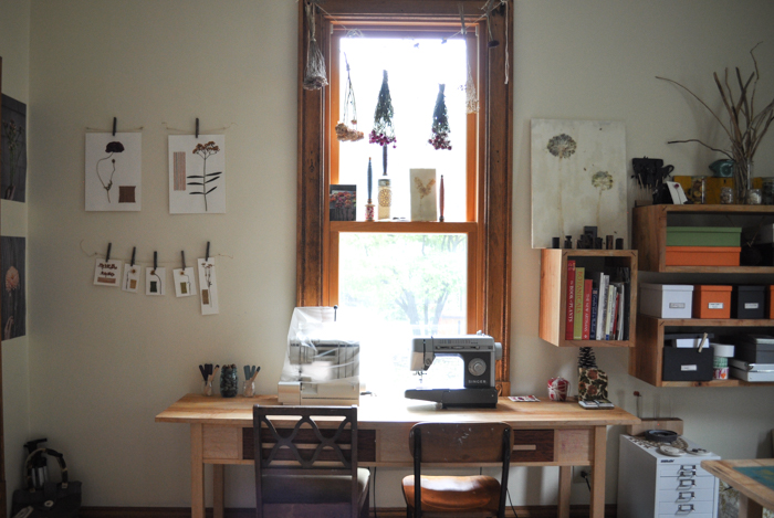 Oh goodness me, I've been meaning to invite you in for quite some time. I wanted to show you around and share a glimpse into this little space I've carved out for myself. Way back in October our town hosted a Saturday afternoon Open Studio where I was one of the stops on the trail. During that day a hundred or so folks stopped by for a gander and a frolic. It was delightful to share my work and my space. It also provided me with a lovely opportunity to clean out and re-organize my studio. 