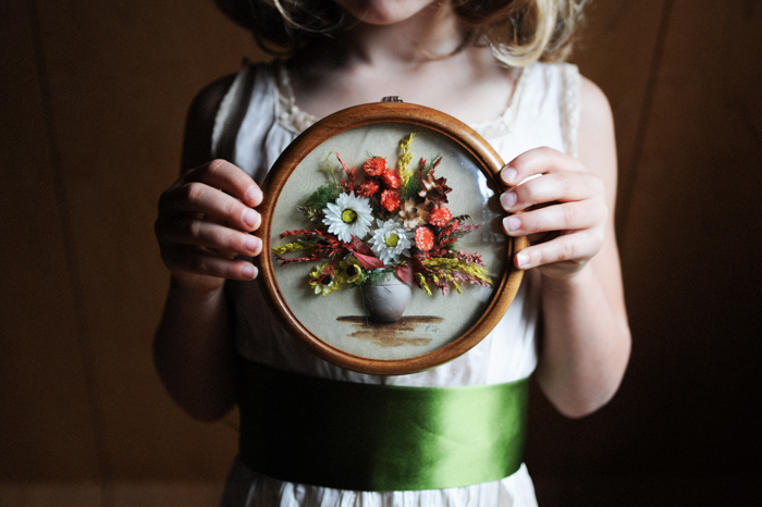 I feel as if having children has given me a second chance at accessing the childhood imagination. And perhaps as an adult I romanticize what it was to wander aimlessly through fields imagining myself as Laura Ingles Wilder or those hours spent sitting huddled with my sister in my great-grandmother’s attic oggling her padlocked steamer trunks, fantasizing about the possible ballgowns within or all those trips to The Met, Cooper-Hewitt and Guggenheim where I’d pretend the museum was my home. I wished so hard for each of these threads of imagination to be real and now in some ways, I bring that same sense of hopeful possibility into my making today. I want for these moments to be real. And it is my fear that children today are so overstimulated and busy that there isn’t room for the expansive space needed to unleash the imagination to its fullest capacity.