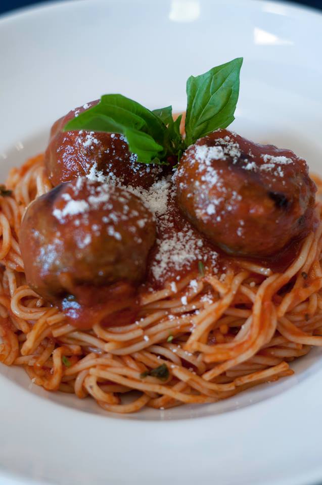Spaghetti and meatballs