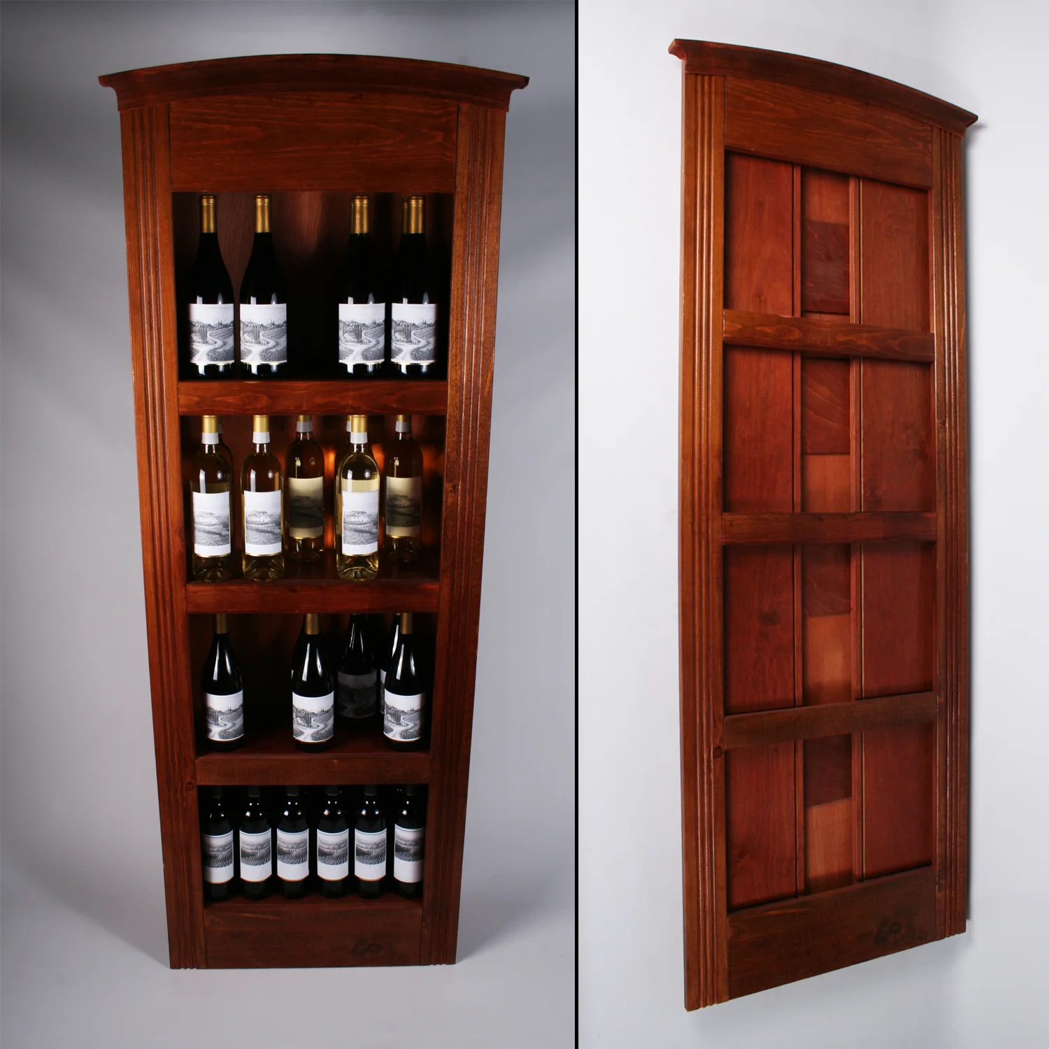 Flat Folding Wine Display