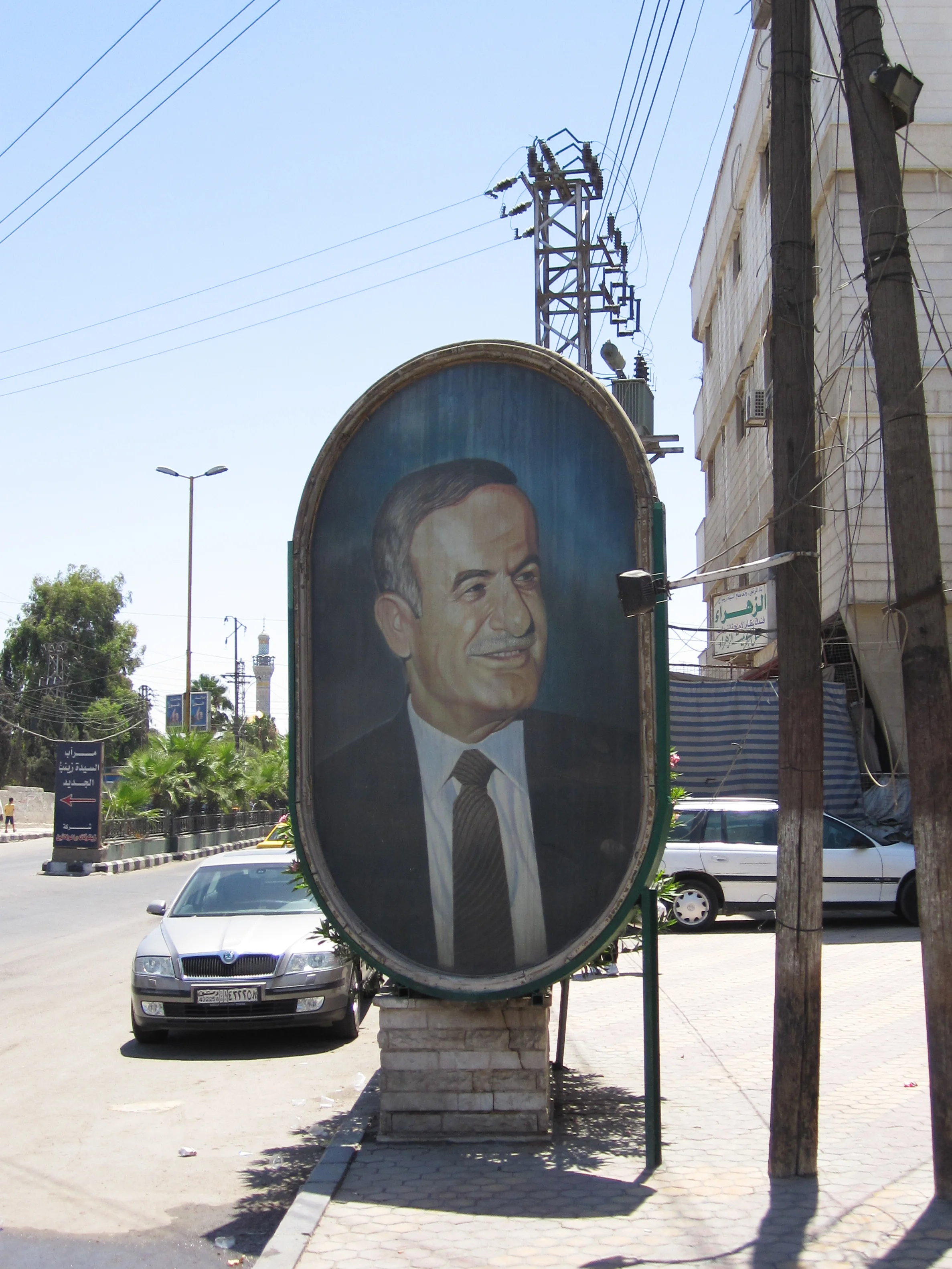 Portrait of Hafez al-Assad. Syria. July 2010. 