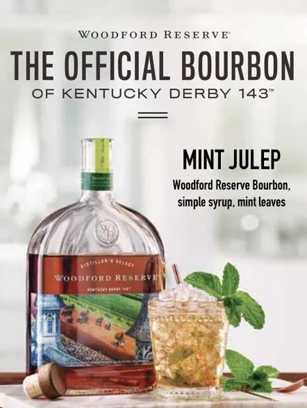 May's Featured Cocktail - Woodford Mint Julep $6