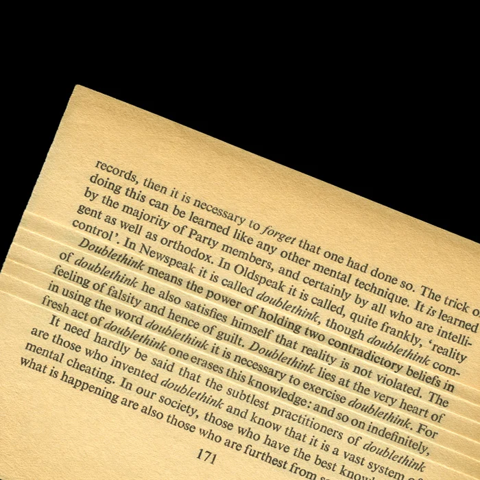 Doublethink Nineteen Eighty-Four George Orwell, 1949