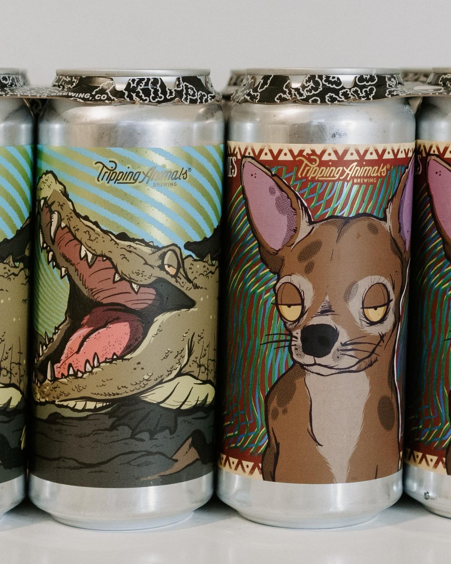 Another brewery we are proud to bring to your local bars and beer shops comes from our friends down in Doral FL @trippinganimalsbrewing ! 

Keep an eye out for their amazing can art and prepare your taste buds for some complex and creative brews!

Ge