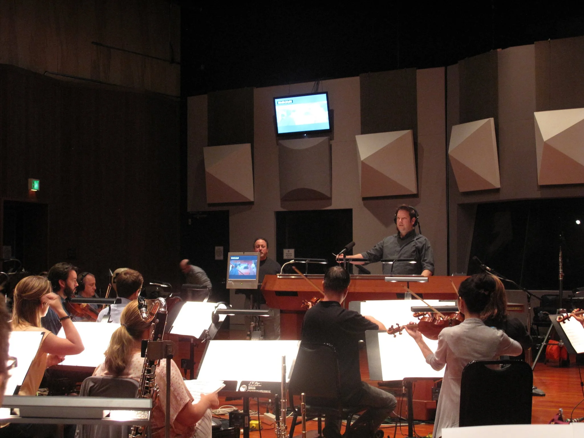 On the Podium at Warner Bros.