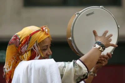 The Bendir is heard in native music throughout North Africa, and plays an important role in the ceremonial music of the sufi. 