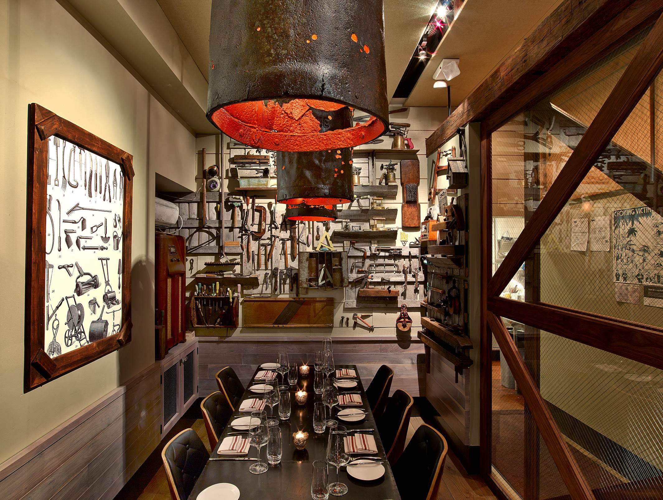 Our Toolshed provides an intimate space where you and your guests can dine with full privacy.