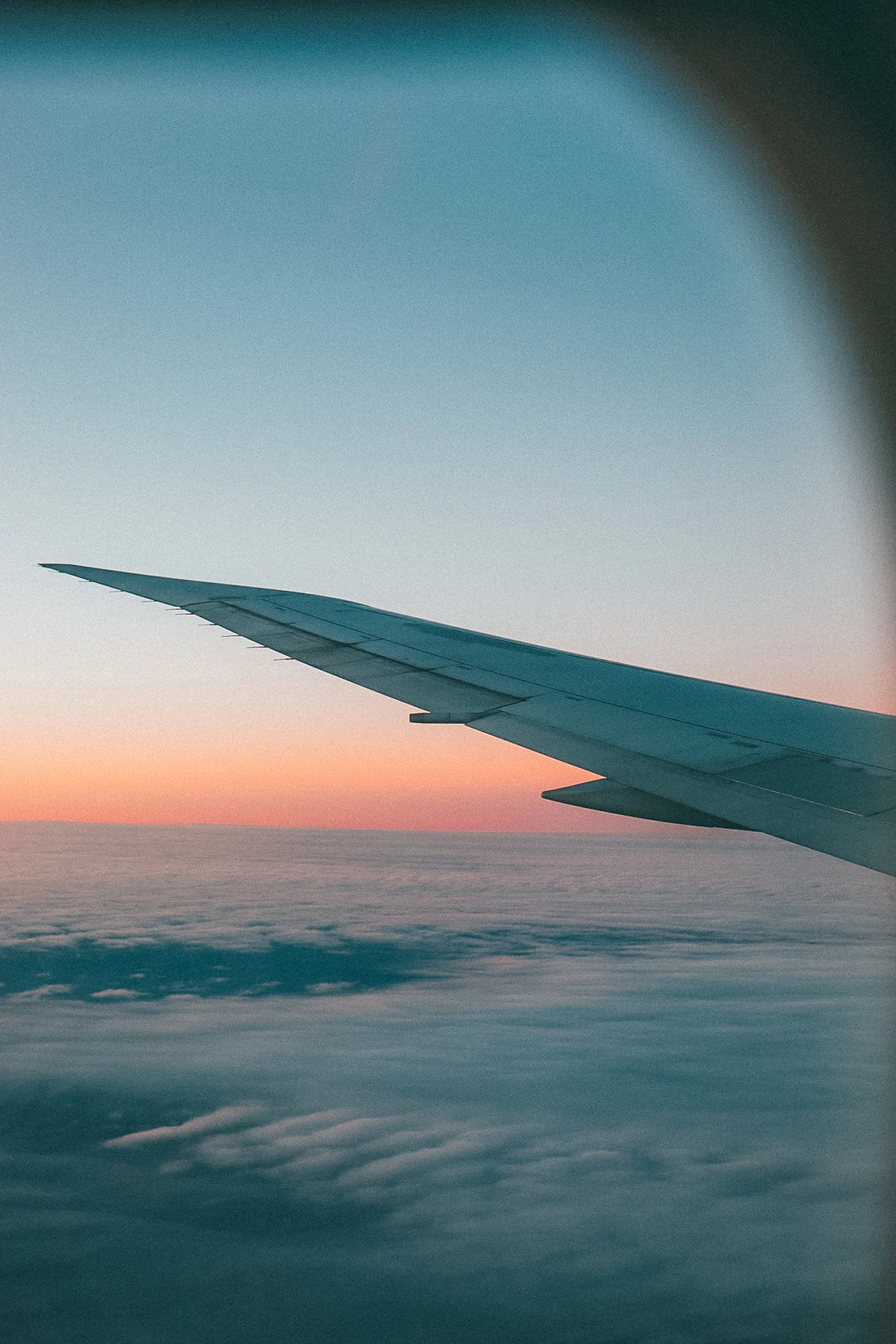 Travel Photography / Airplane Sunset / Wanderlust / Kelly Fiance Creative