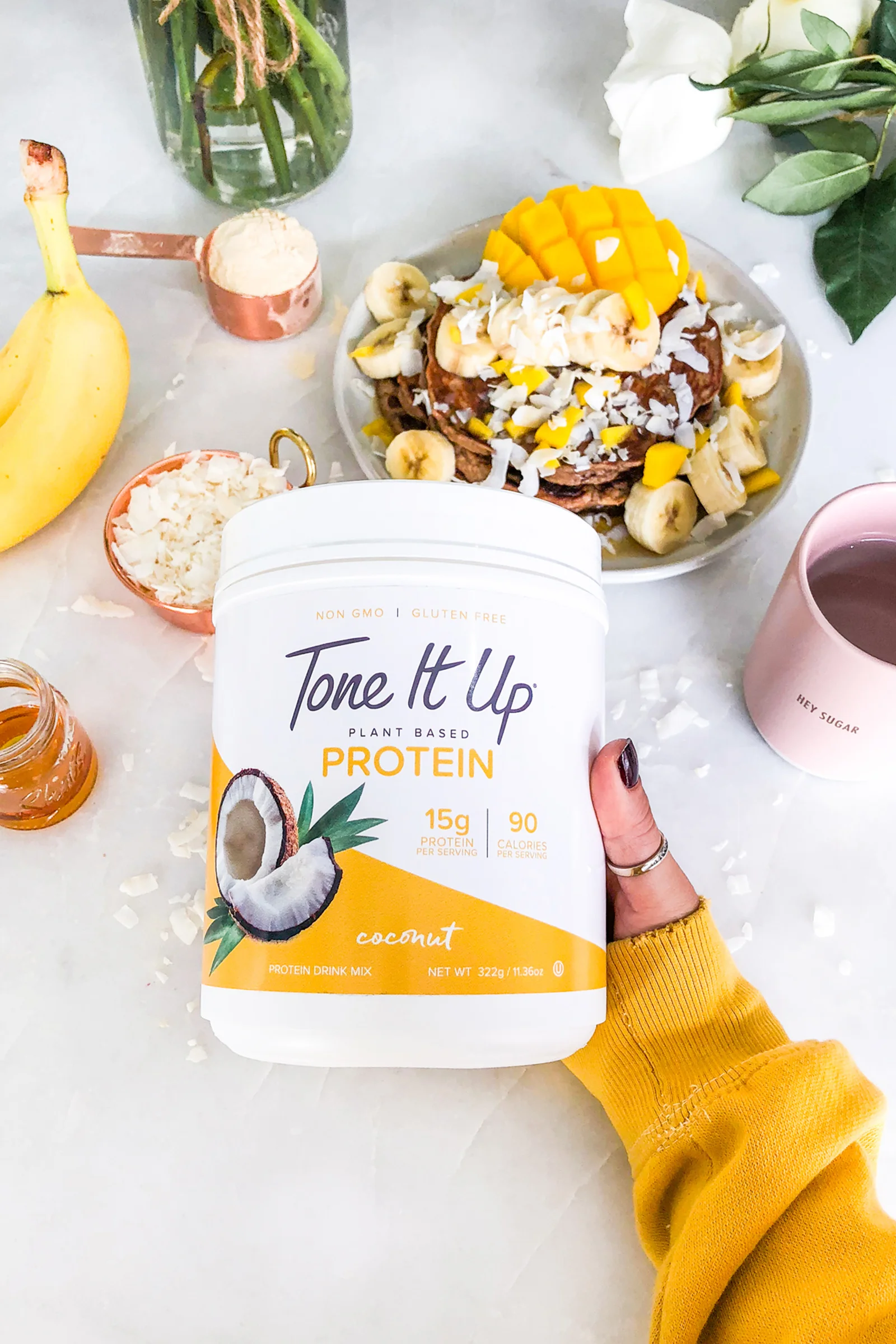 Product Photography / Tone It Up Protein / Healthy Recipes / Food Styling / Kelly Fiance Creative