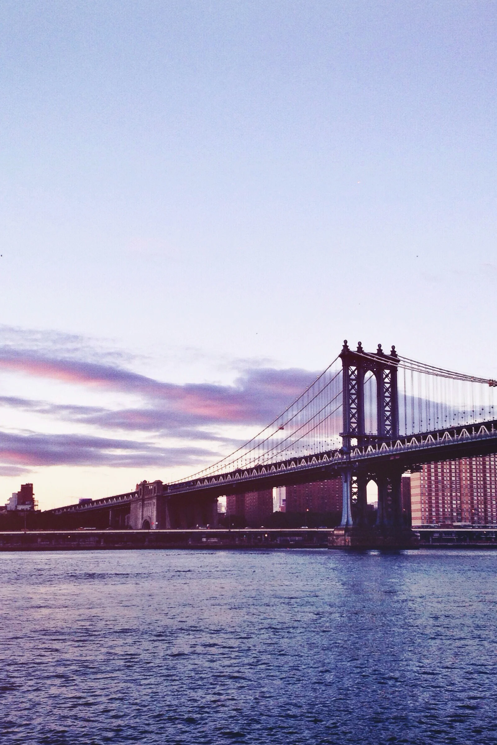 New York City Bridge at Sunset / City Photography / Brooklyn Travel / Kelly Fiance Creative