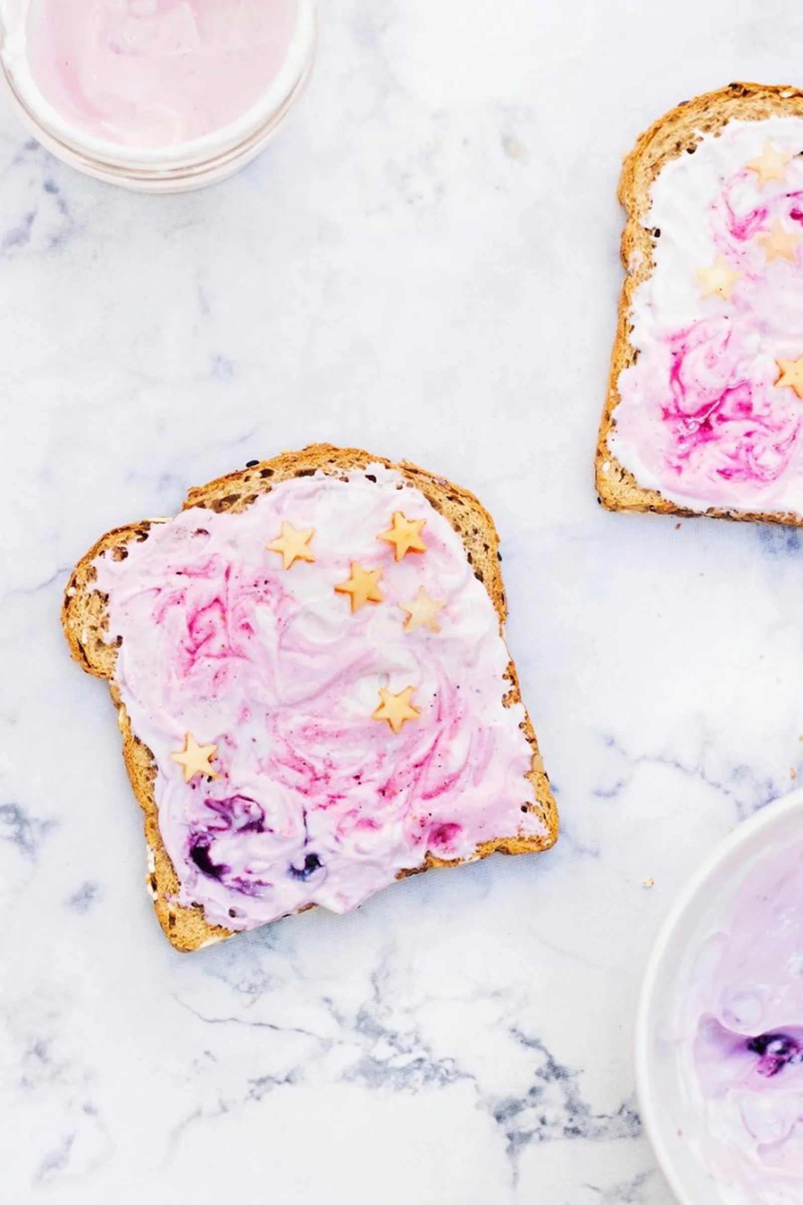 Mermaid Toast / Recipe Styling / Food Photography / Kelly Fiance Creative