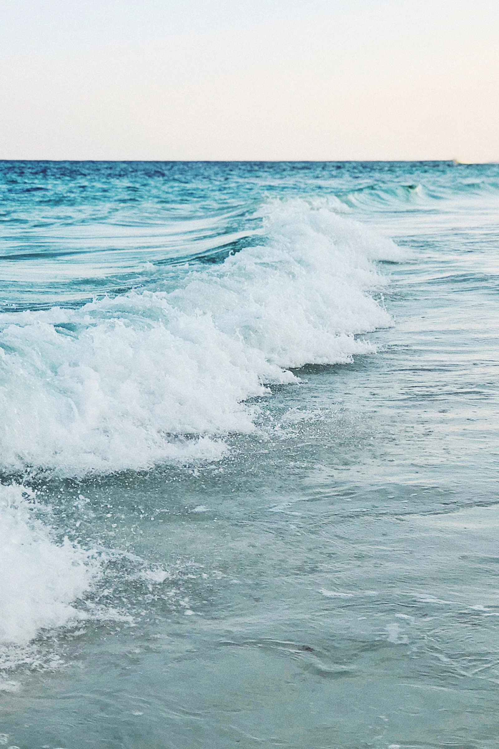Tulum Mexico / Ocean Waves at Sunset / Nature Photography / Photo Editing / Kelly Fiance Creative