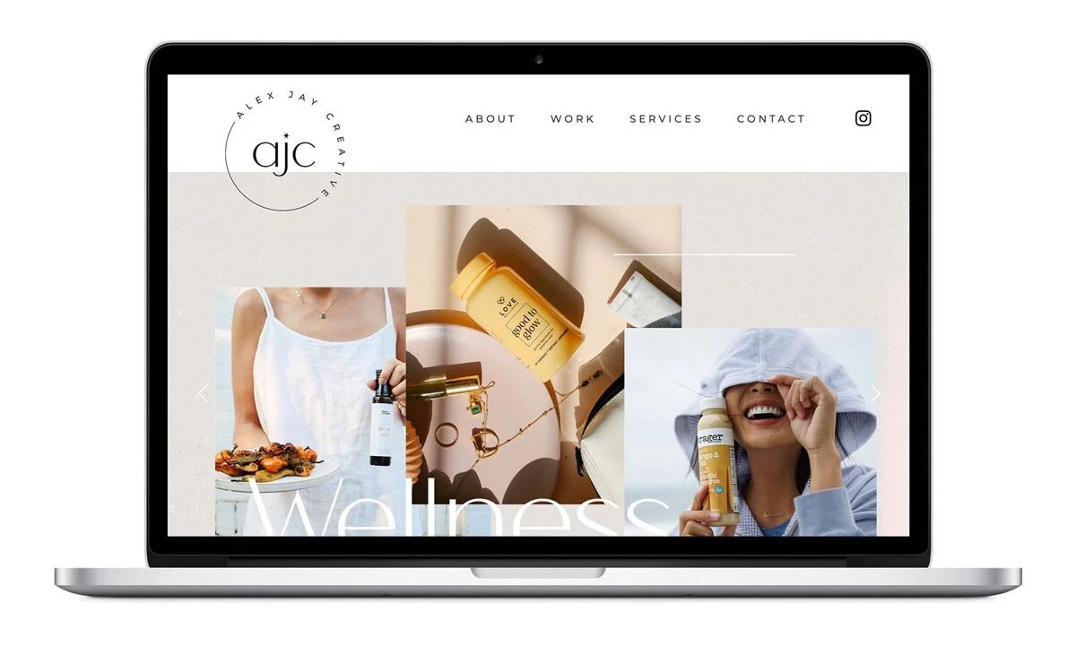Alex Jay Creative Web Design (SquareSpace)