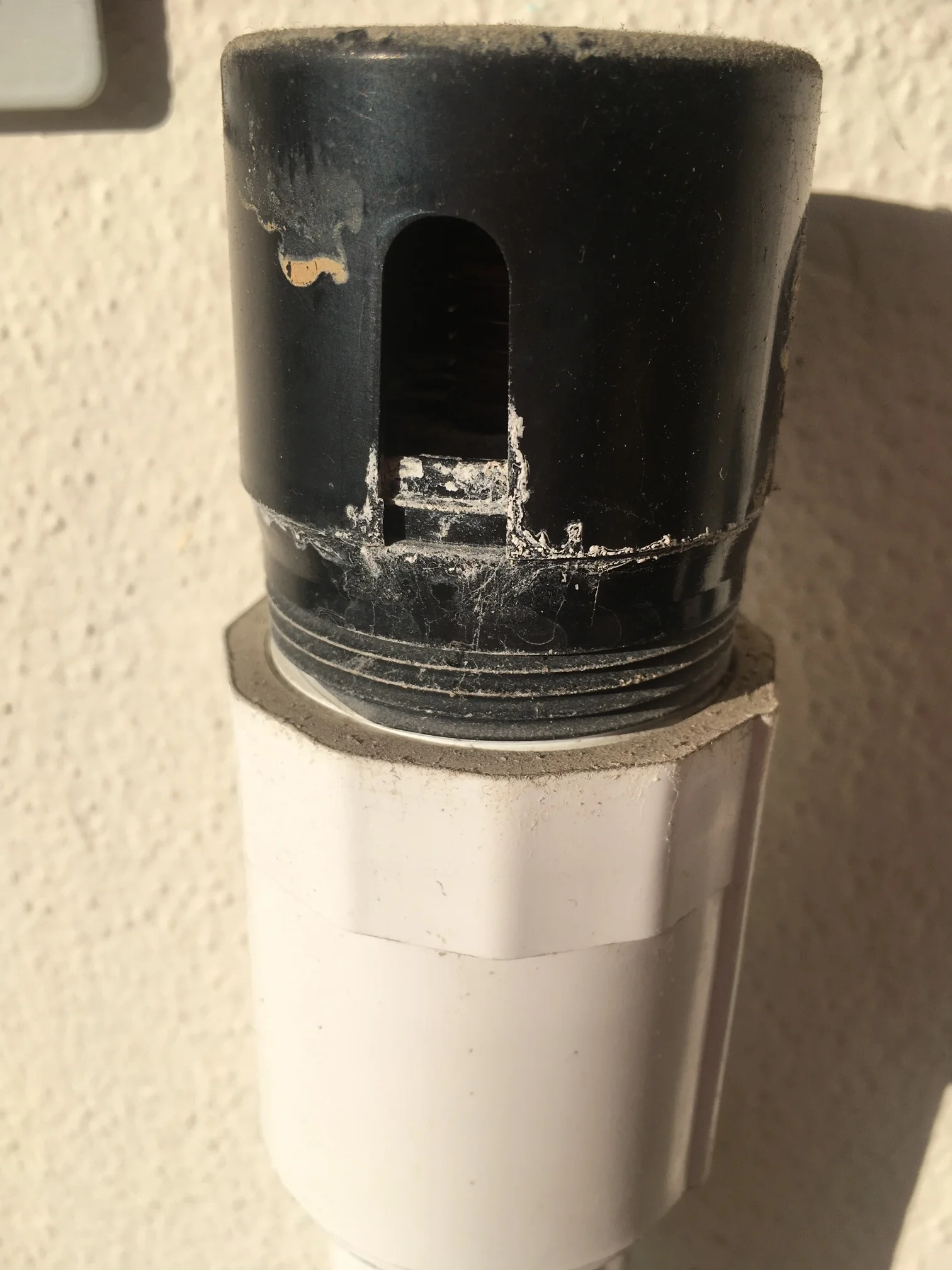 This vent recently failed. Easy to replace by unscrewing it and screwing a new one back in place.