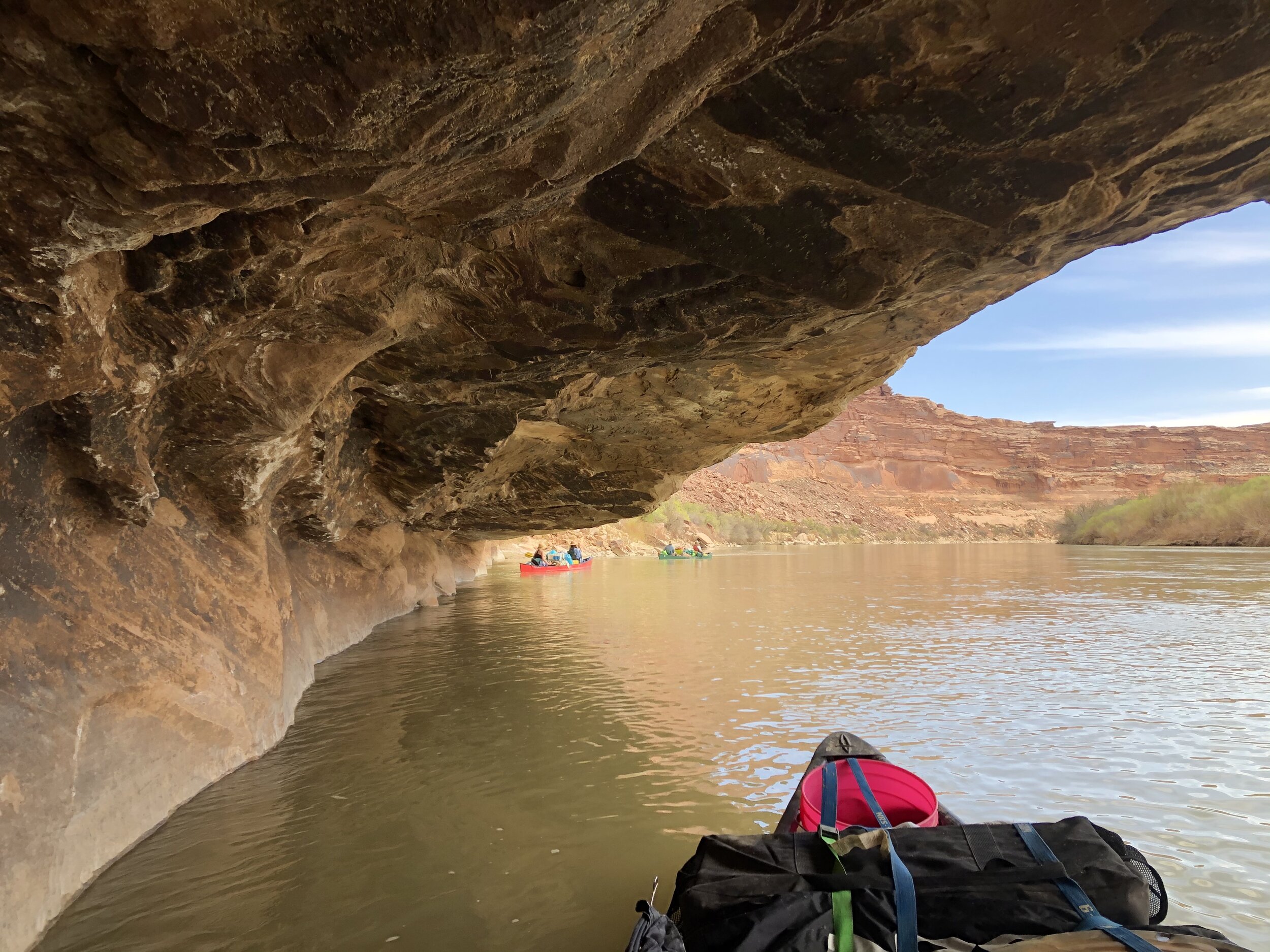 Floating down the Green River. Photo credit : Yaro Severn