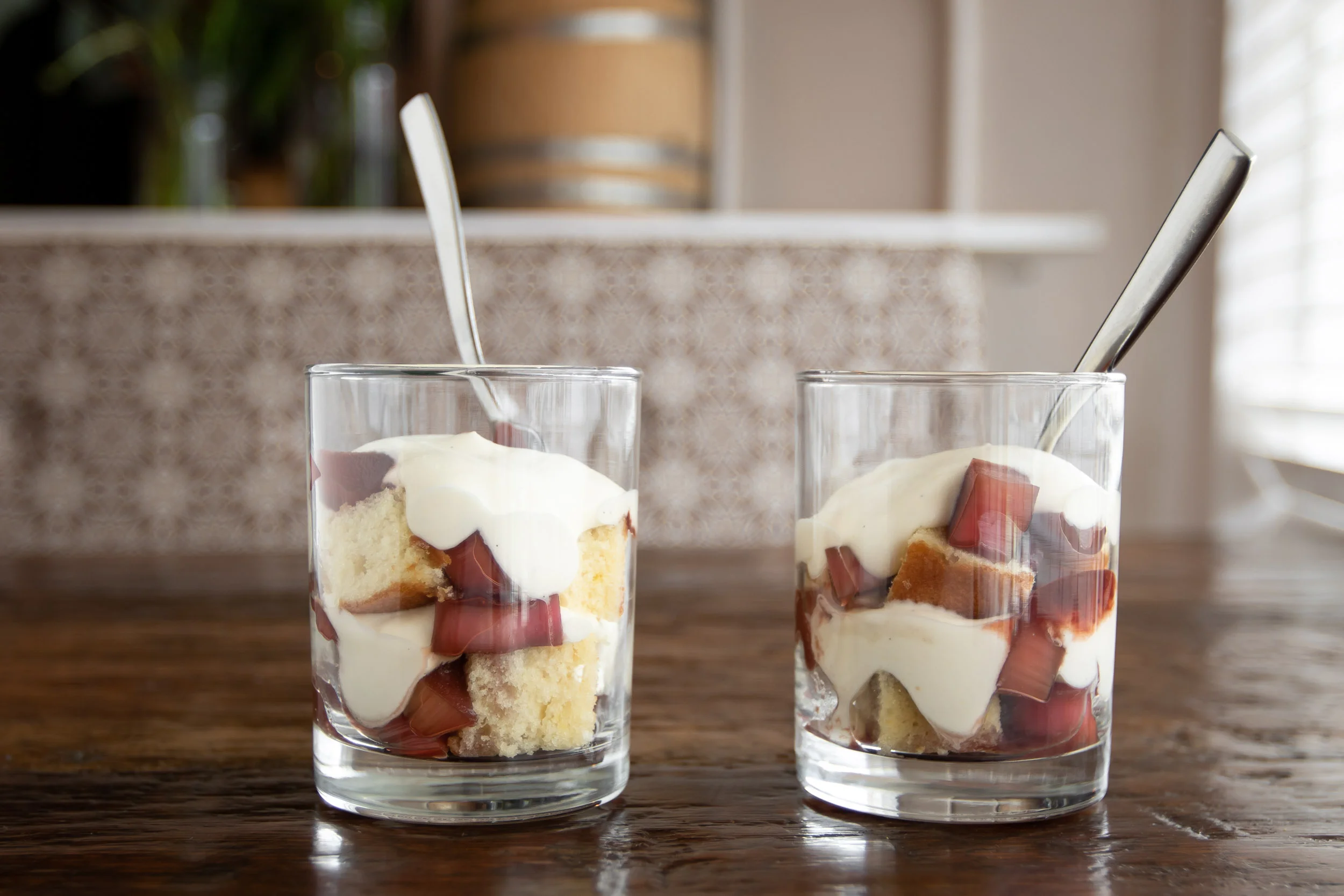 Rhubarb Trifle | Photo by Stephanie Cornell