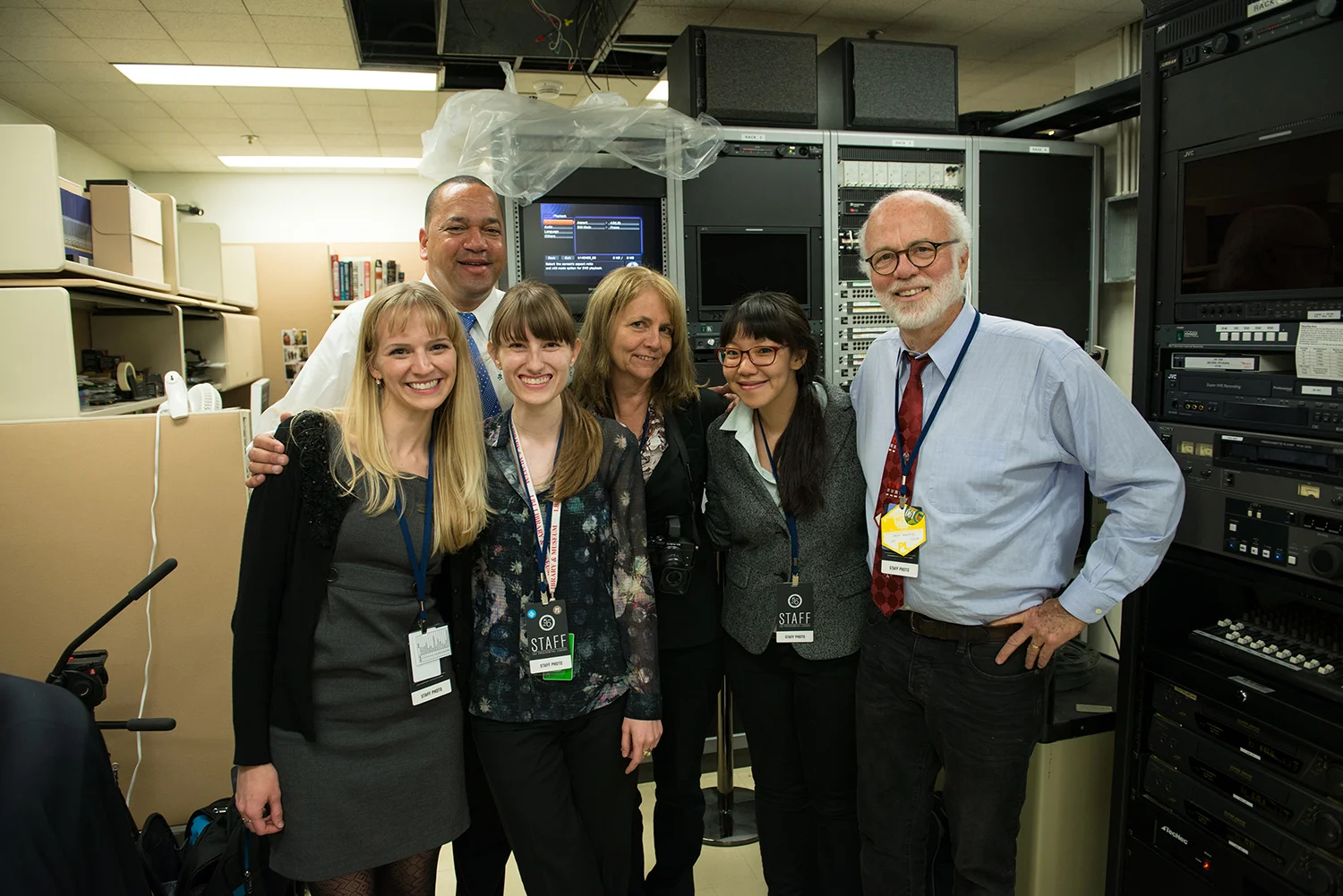 The photo team at the Civil Rights Summit. Thank you Lauren for this wonderful opportunity. I got to assist former White House Photographer and Pulitzer Prize winning photographer, Dave Hume Kennerly. It was an once in a life time opportunity and I loved it. Photo by Jay Godwin 