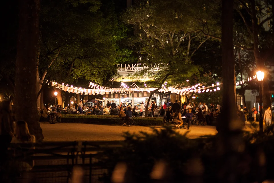 We finally got to eat at Shake Shack, they had the best veggie burger ever. It was a fried portobello mushroom stuffed with cheese. Our vacation was mainly an eating vacation. 