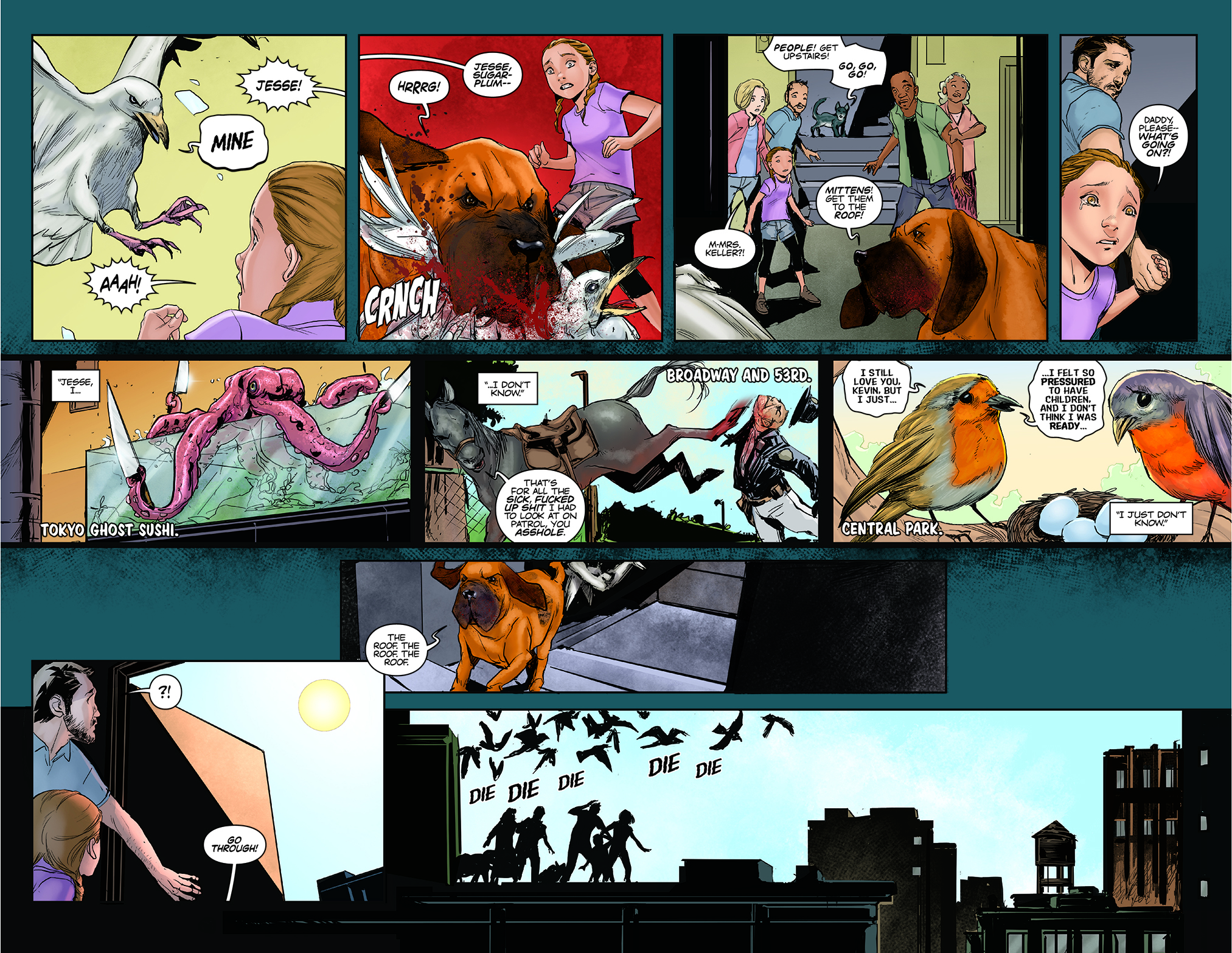 ANIMOSITY #1 PAGES 12-13 AFTERSHOCK COMICS