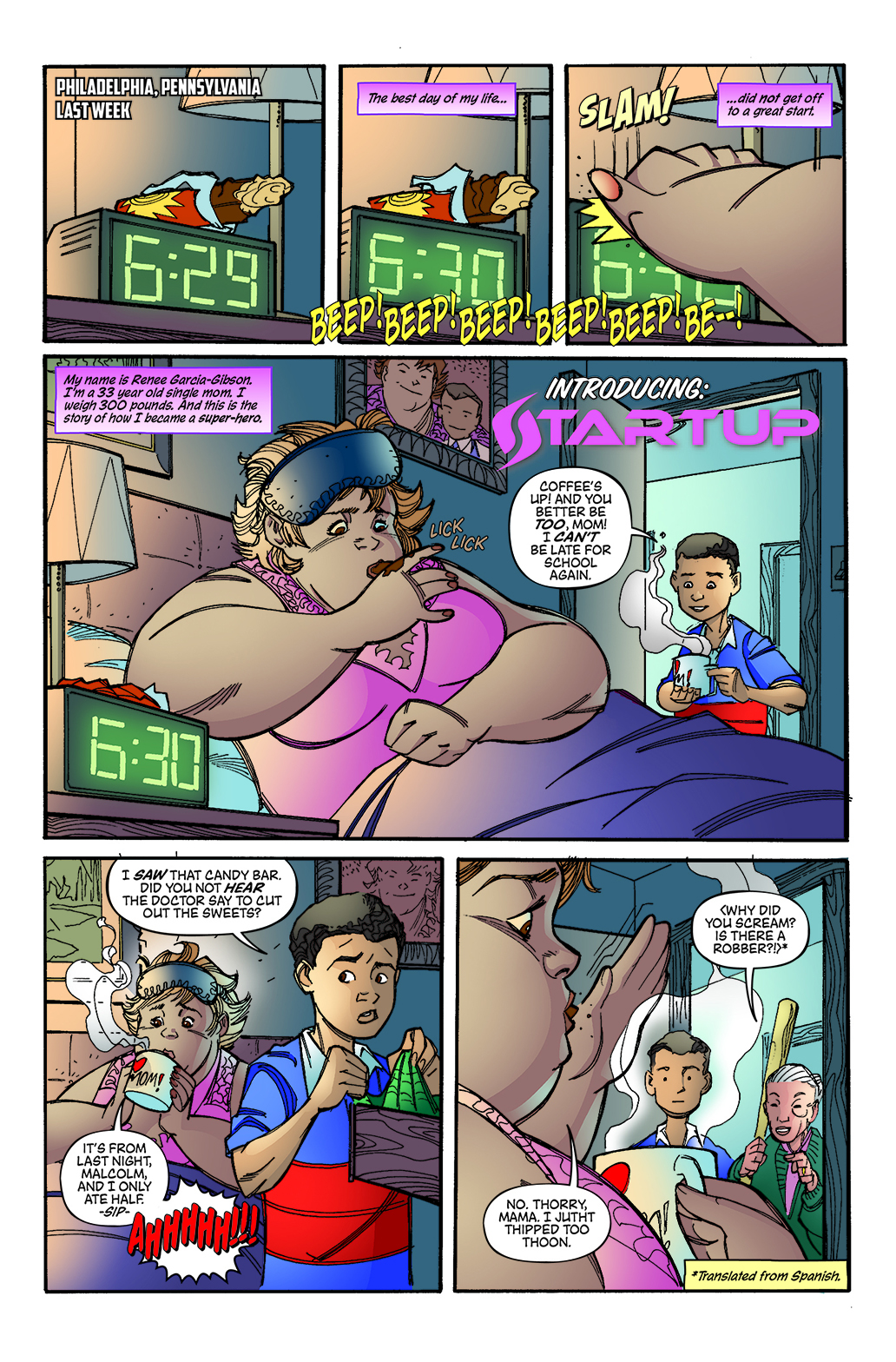 STARTUP #1 PAGE 1 SITCOMICS