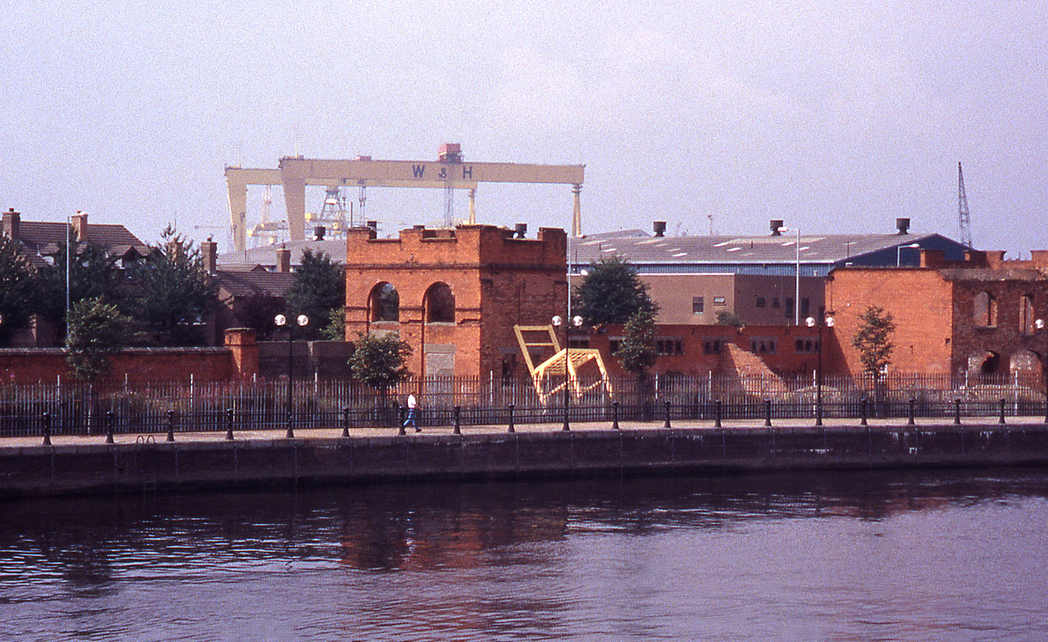 "Watching the River Flow" sculpture installation Tom Gormally