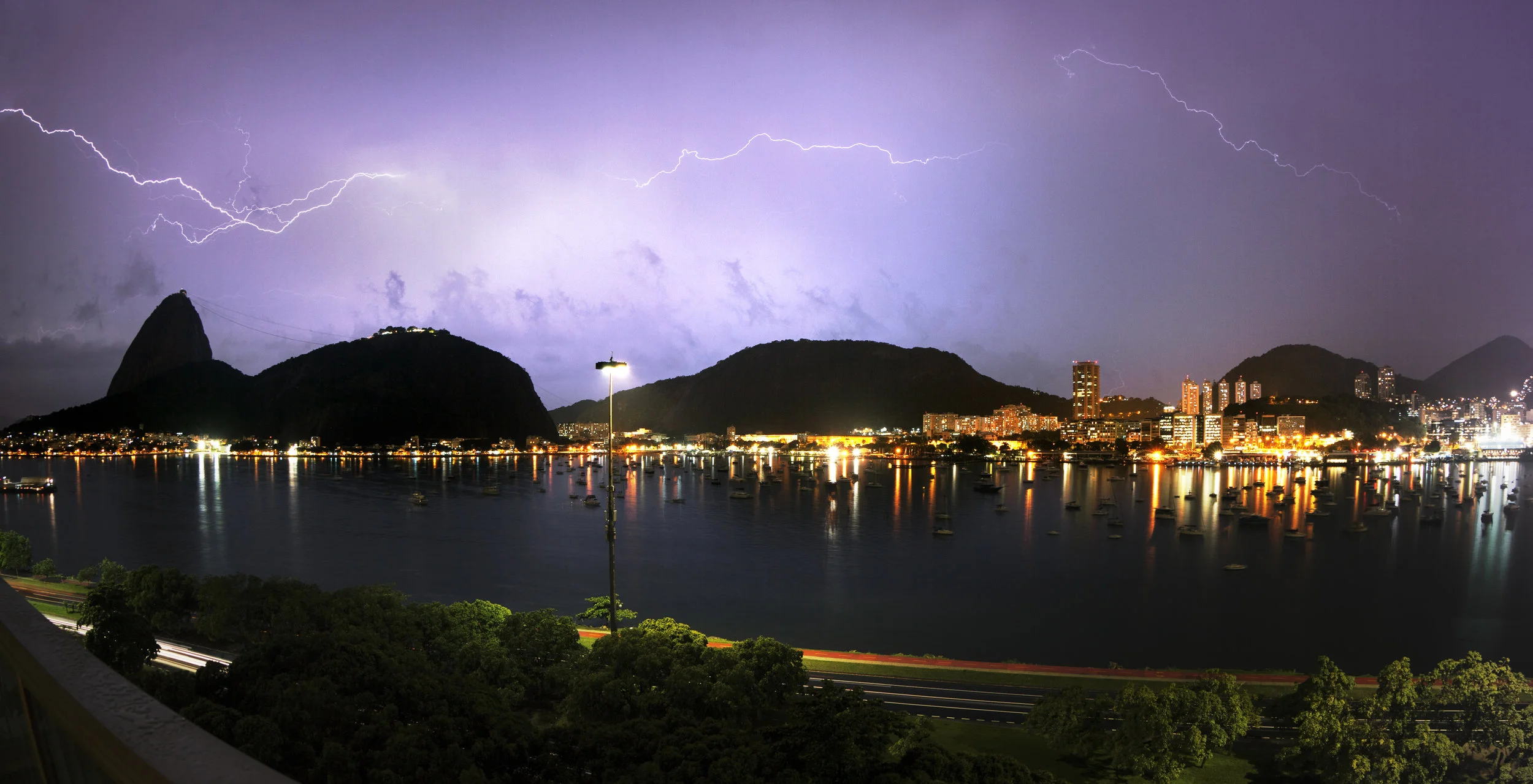 stormy city