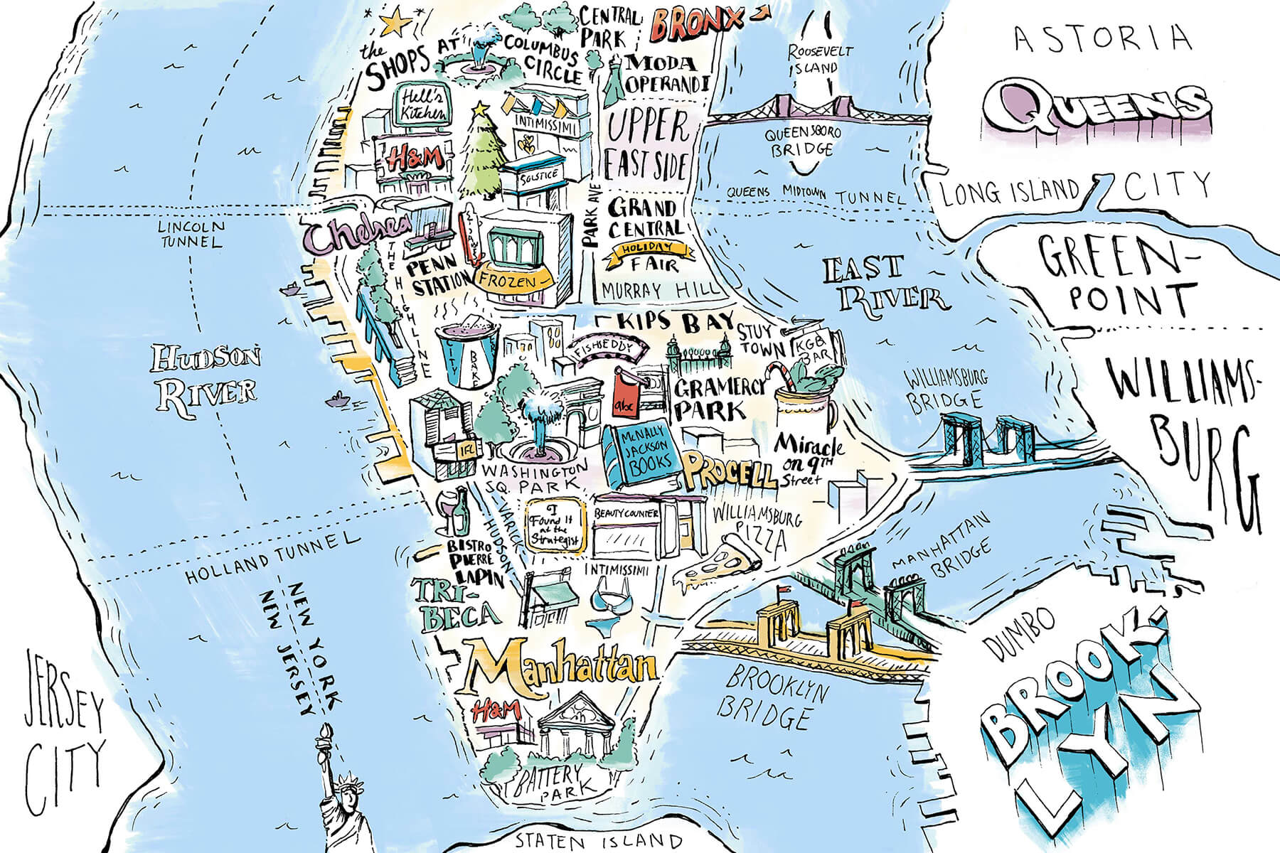 New York City Map Printable