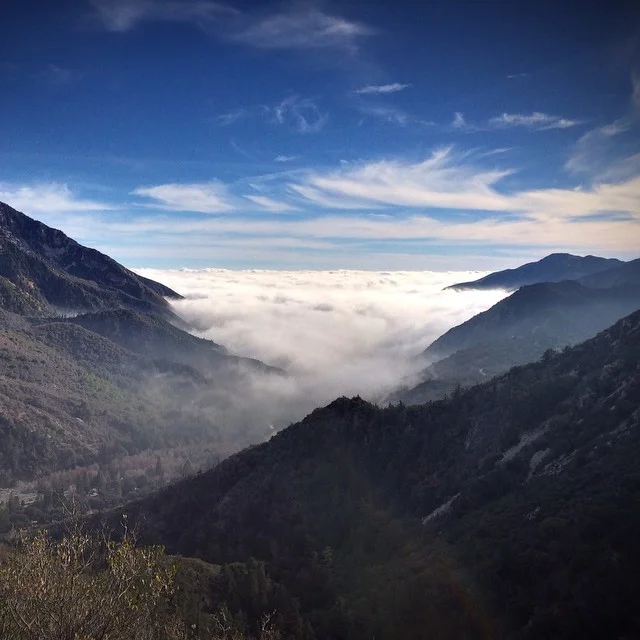 Checked "watching the clouds roll into the mountains from above" off my bucket list.